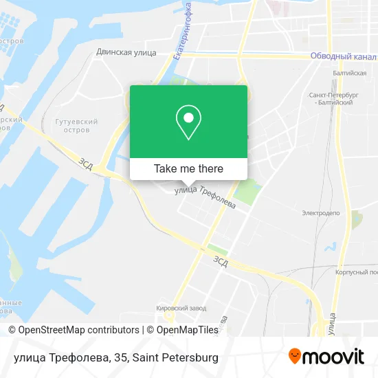 улица Трефолева, 35 map