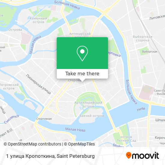 1 улица Кропоткина map