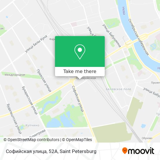 Софийская улица, 52А map