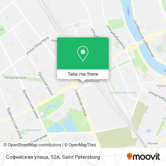 Софийская улица, 52А map