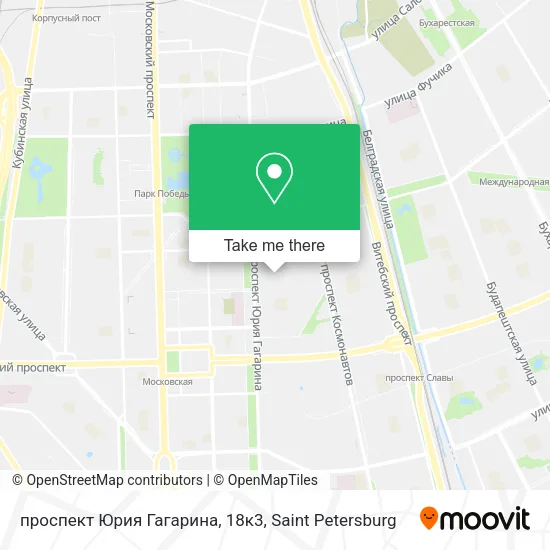 проспект Юрия Гагарина, 18к3 map