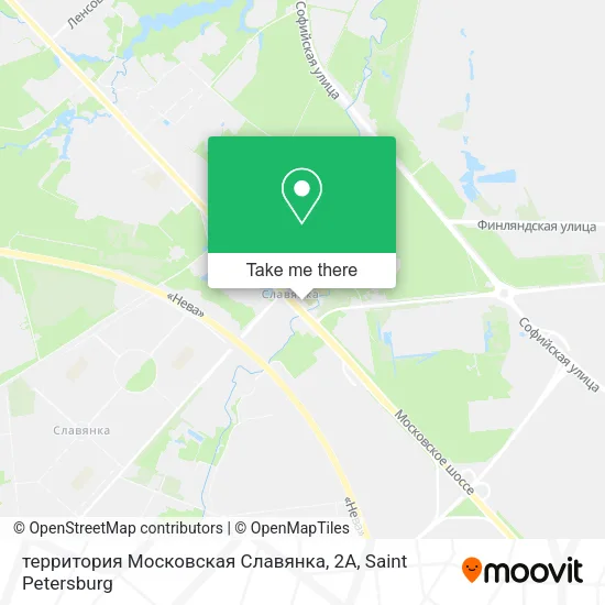 территория Московская Славянка, 2А map