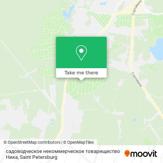 садоводческое некоммерческое товарищество Ника map