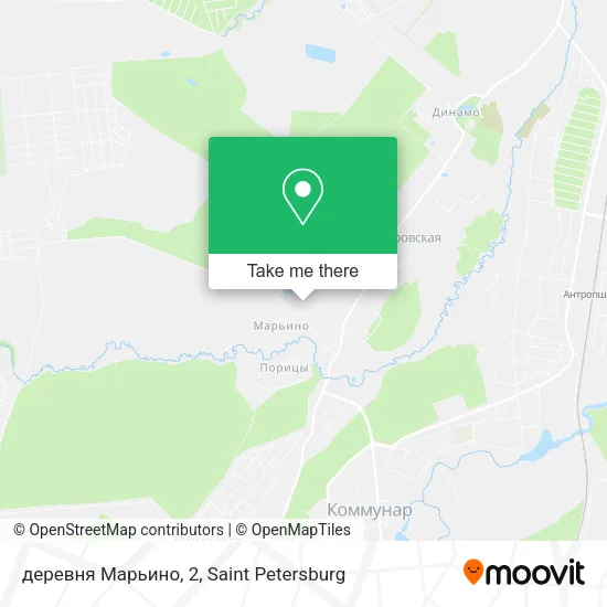 деревня Марьино, 2 map