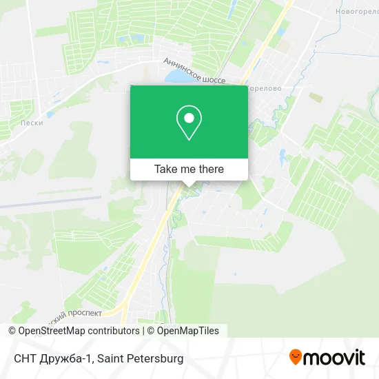 СНТ Дружба-1 map