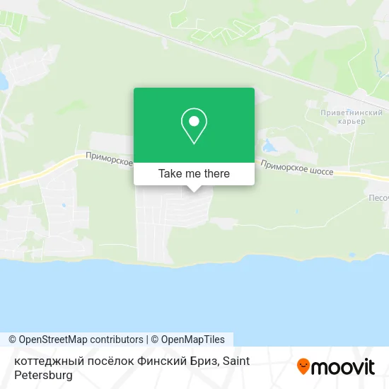 коттеджный посёлок Финский Бриз map