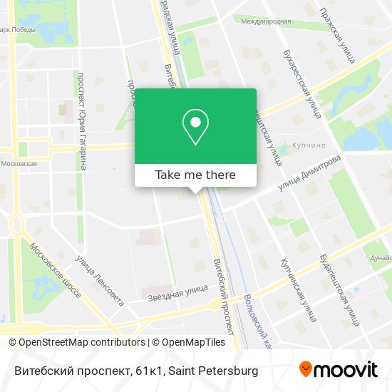 Витебский проспект, 61к1 map