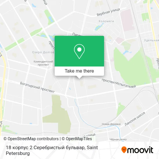 18 корпус 2 Серебристый бульвар map