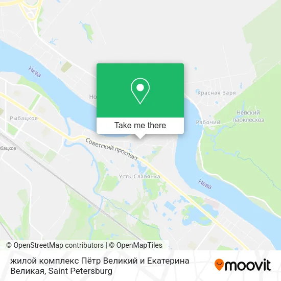 жилой комплекс Пётр Великий и Екатерина Великая map