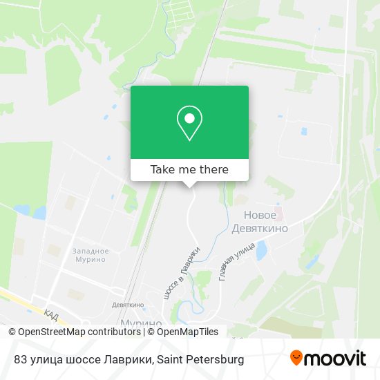 83 улица шоссе Лаврики map