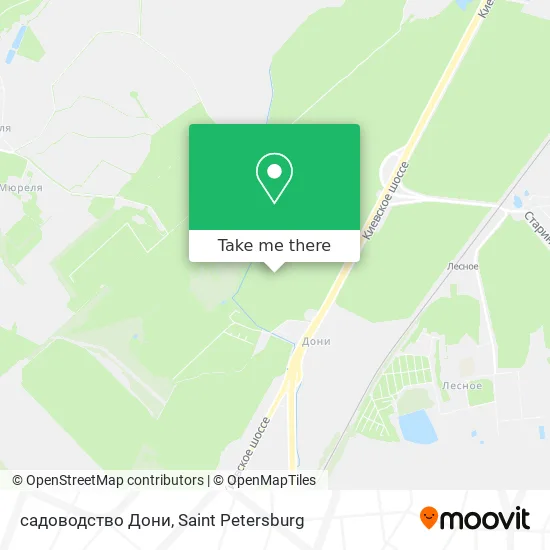 садоводство Дони map