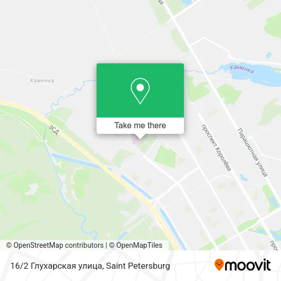 16/2 Глухарская улица map