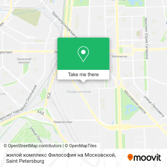 жилой комплекс Философия на Московской map