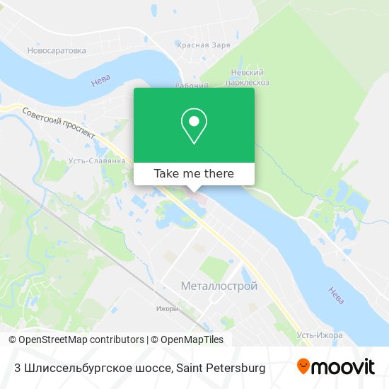 3 Шлиссельбургское шоссе map