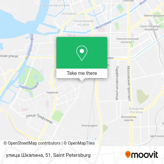 улица Шкапина, 51 map