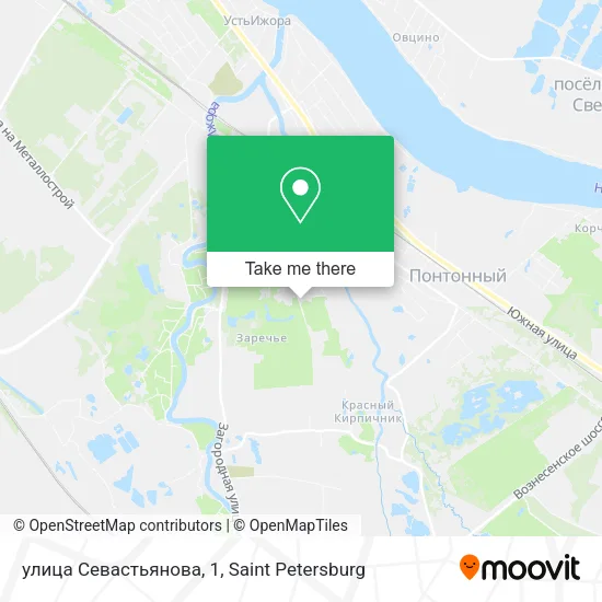улица Севастьянова, 1 map
