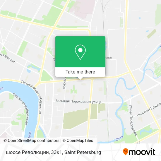 шоссе Революции, 33к1 map