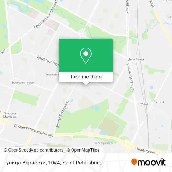 улица Верности, 10к4 map