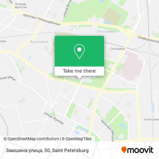 Замшина улица, 50 map