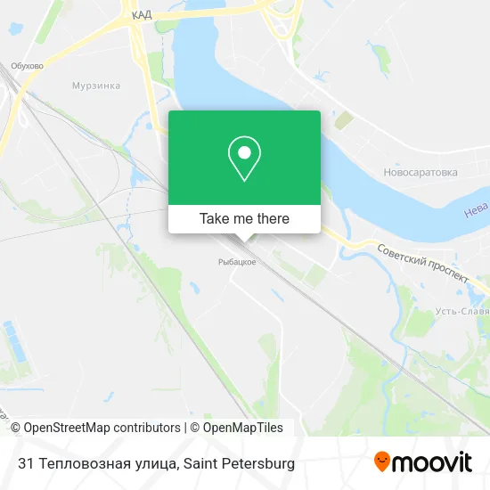 31 Тепловозная улица map