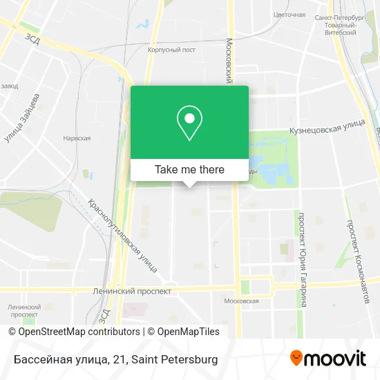 Бассейная улица, 21 map