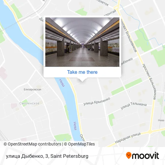 улица Дыбенко, 3 map