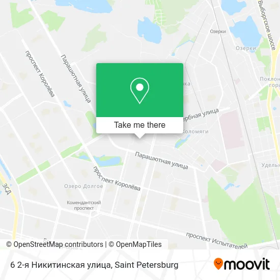 6 2-я Никитинская улица map