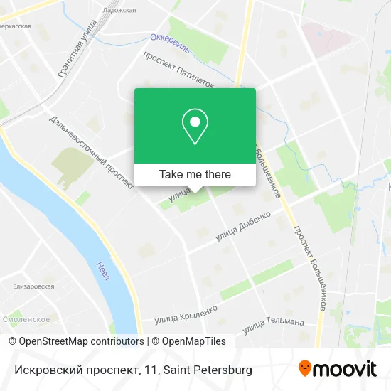 Искровский проспект, 11 map