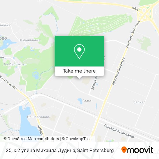 25, к.2 улица Михаила Дудина map