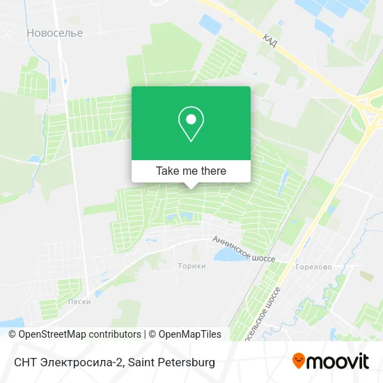 СНТ Электросила-2 map