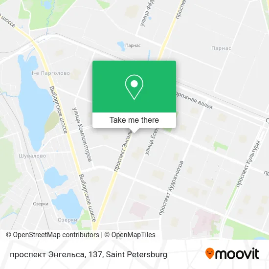 проспект Энгельса, 137 map