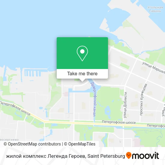 жилой комплекс Легенда Героев map