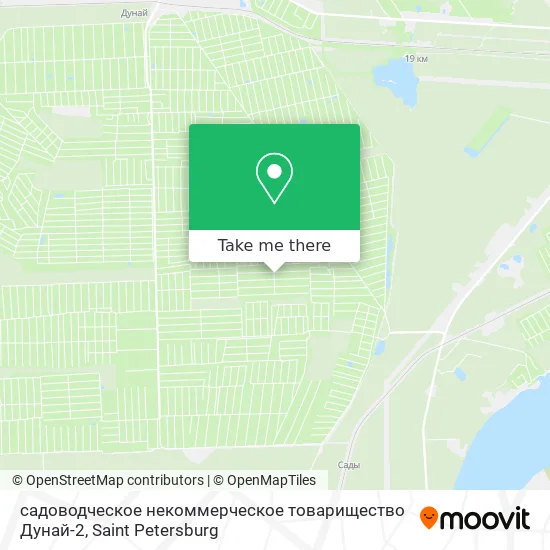 садоводческое некоммерческое товарищество Дунай-2 map