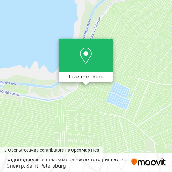 садоводческое некоммерческое товарищество Спектр map