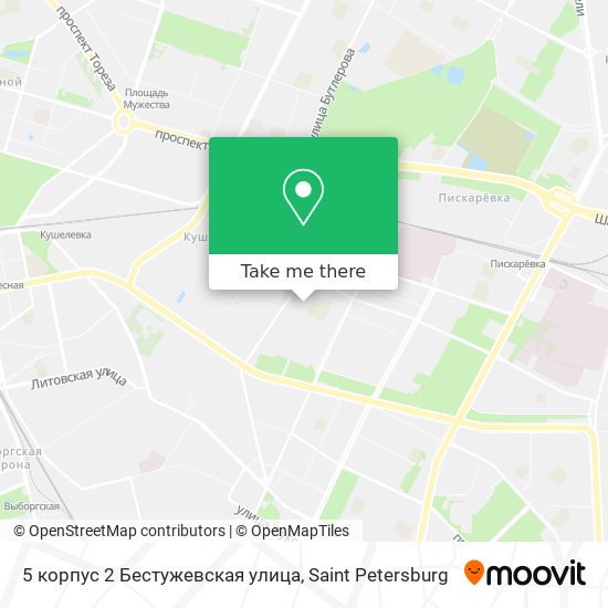 5 корпус 2 Бестужевская улица map