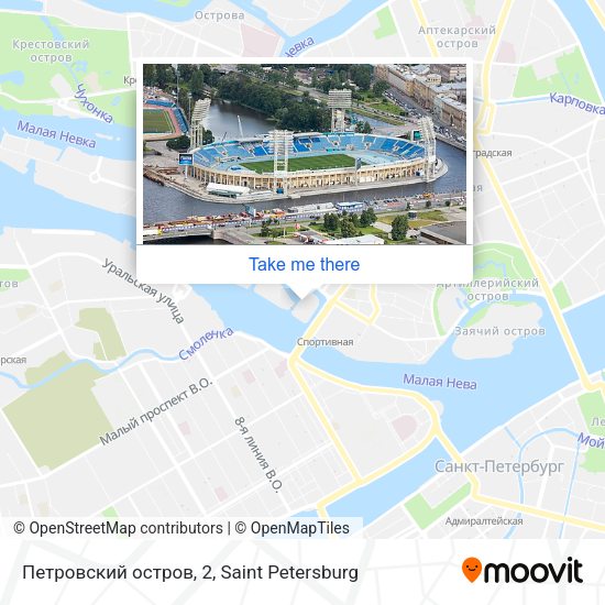 Петровский остров, 2 map