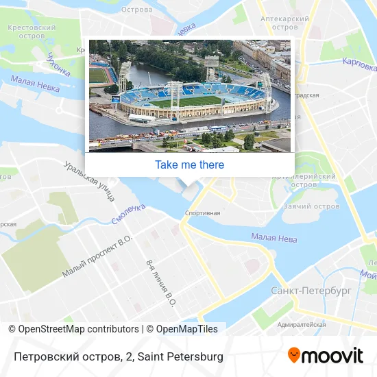 Петровский остров, 2 map