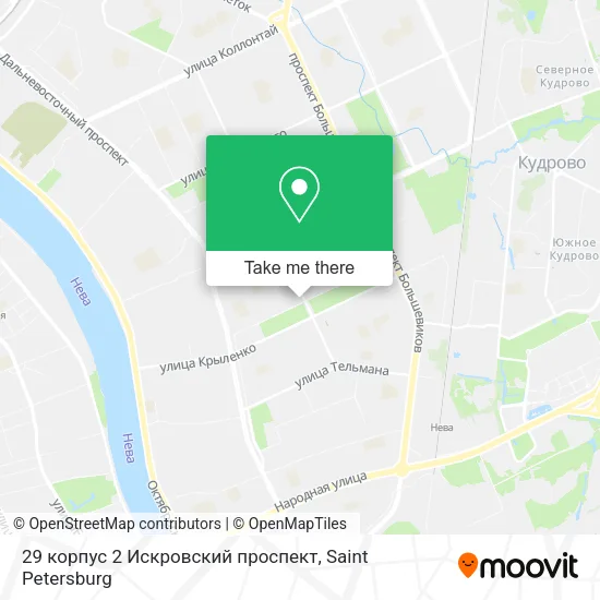 29 корпус 2 Искровский проспект map