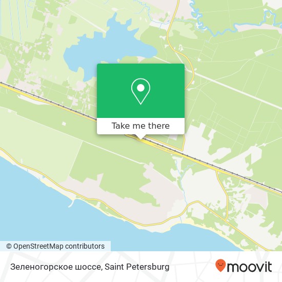 Зеленогорское шоссе map