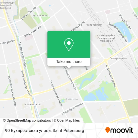 90 Бухарестская улица map