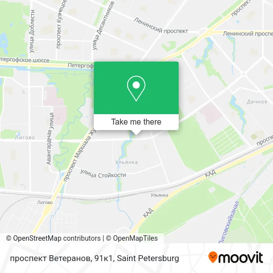 проспект Ветеранов, 91к1 map