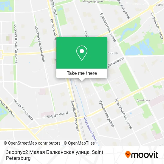 3корпус2 Малая Балканская улица map