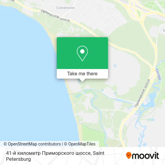 41-й километр Приморского шоссе map