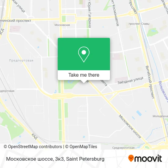 Московское шоссе, 3к3 map