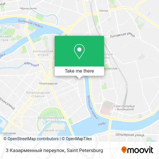 3 Казарменный переулок map