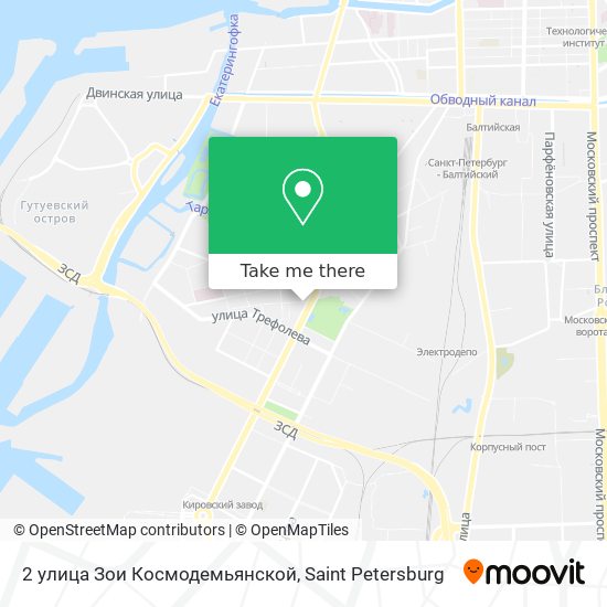 2 улица Зои Космодемьянской map