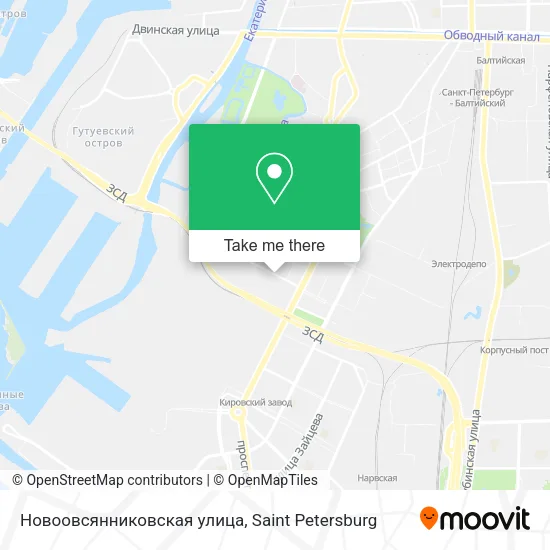 Новоовсянниковская улица map