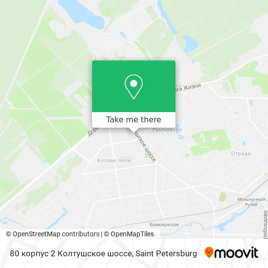 80 корпус 2 Колтушское шоссе map