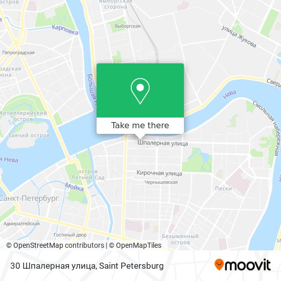 30 Шпалерная улица map