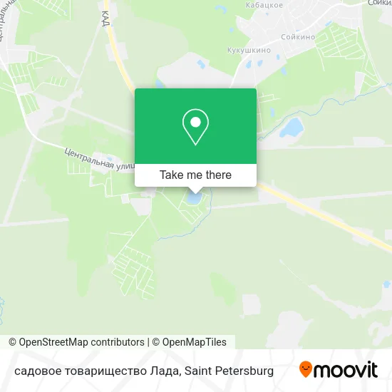 садовое товарищество Лада map